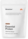 Momentous Essential Vegan Protein Powder - 20g Plant Based Protein - NSF Certified, Gluten- Free, Non- GMO, 20 Servings for Essential Everyday Use, csokoládé