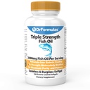 DrFormulas 2000mg Triple Strength Omega 3 Halolaj EPA és DHA, 180 Burless Softgels