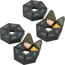 Heti Pill Organizer - (Pack of 4) 7- napos Pill Konténer - Arthritis Friendly Portable & Compact Travel Case Daily Compact Medicine Pill Box kiegészítők, gyógyszerek, vitaminok és halolaj