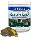 Life Line USDA Certified Organic Ocean Kelp for Pets & Lietublications 124; Skin & Coat Health, Immune Function, and Dental Hygiene Thermal 124; Promotes Metabolic & Reduces Plaque and Shedding - 16 oz