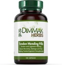 Certified Organic Tendon Mening Pills: Tendon and Ligament Regeneration and Repair by Dimmak Herbs - 100 Caps 500mg