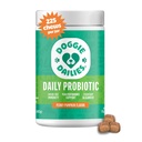 Kutyák Dailies Probiotics kutyáknak - Advanced Dog Probiotics with Prebiotics - Promotes Digestive Health - Támogatja az immunrendszert és az általános egészséget (sütőtök) 225 Soft Chews