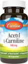 Carlson Labs Acetyl L- karnitin, 500 mg, 60 kapszula