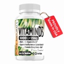 Vitamin D3 5000 IU Supplement 125 mcg Soft Gels Specially for Sensitive Stomachs Supplements with Organic Olive Oil Best Vitamin D3 Supplement for Women & Men Made in USA