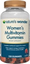 A természet csodanői multivitamin gumijai, az energia, a metabolizmus, a csont és az immunrendszer egészsége Vitaminokkal A, C, D, B6, B12, biotin, folsav, 75 napos ellátás, 150 gróf