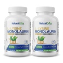 Természetes Cure Labs L- Lysine + Monolaurin 600mg 1: 1 arány, 2 csomag, 200 kapszula