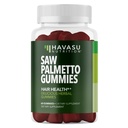 Fűrész Palmetto for Men Gumies - DHT Block Supplement for Hair Health and Male Mintated Balding - 60 Count - Skalp és Prosztata Wellness - Málna Flavor - Vegán, Non-GMO, 1 hónapos ellátás
