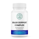 Brain Support Complex - Advanced Cognitive Supplement with Ginkgo Biloba, Bacopa Monnieri, Fhosphatidylserine, HuperzineA, St. John 's Wort - 30 Ct