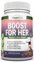 Boost For Her Libido Booster For Women - Activates & Enhances Libido - Mood & Desire Boost - Non-GMO - All Natural Herbal Aphrodisiac - With Horny Goat Weed, Maca, Tongkat Ali & Tribulus - 90 kapszula