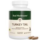 Real Gomba Pulyka Tail kapszula kutyáknak - Macska probiotikumok és kutya vitaminok - Szerves gomba kiegészítés kutyák és macskák - Támogatja a napi egyensúly & Well- Being Non-GMO, 90