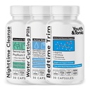 Ifjúsági & Tonic Scorpt Lean Cleanse - Feel Lighter & More Toned, Water Weight & Bloating Relief, Detox & Fluid Loss Support - Ágyidõ Trim, 15 napos Colon Cleanser, 90 tabletta metabolizmus és meghatározott test