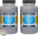 Aktivált kőszén / 8 Ounces / 2 palack / 100% tiszta élelmiszer fokozat / granulált