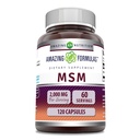 Amazing Formulas MSM (Metil-szulfonil-metán) Kiegészítő 124; 2000 Mg / Serving