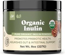 Reine organische Inulin-Pulver-Ergänzung - (Jerusalem Artichoke) Präbiotische Bulk Inulin-Faserpulver 8oz Verdauung & Gut Gesundheit