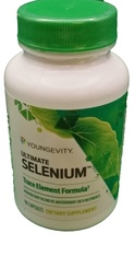 Youngevity Ultimate Selenium + Cofaktorok - esszenciális ásványi kiegészítés immunszupporthoz, antioxidáns védelem, pajzsmirigy funkció, és celluláris egészség (I- szeleno-metionin) - (90 kapszula)