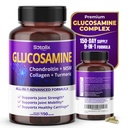 Sotalix Glucosamine 650mg - All- in1 közös támogatás Chondroitin, MSM, Collagen, kurkuma, D3-vitamin & Hyaluronic Acid - 150 kapszula - Shellfish- mentes