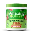 Bámulatos fűszernövények Blend Energy: Smoothie Mix, Super Greens Powder & Plant alapú koffein Matcha Green Tea & Beet Root Powder, Görögdinnye, 30 szervák (Packaging May Vary)