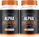 (2 csomag) Alfa Ló, Alfa Ló Pirula Férfiaknak, Alfa Ló Kapszulák, Alfa Ló Kiegészítés, Alfa Ló Vitamin Minden Természetes Prémium Forma, Alfa Ló Kiegészítés Támogatás, 120 kapszula 2 hónapra
