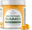 Calm by Wellness Multivitamin Gummis - Alle natürlichen Vegan Erwachsene Multivitamin Gummy - Verpackt mit Antioxidantien Vitamine C & E, B12, B6, Folsäure, Pantothensäure - essentiell für allgemeine Gesundheit