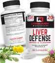 Májvédő kiegészítés - Máj tisztítás Detox - Készült Solarplast, Articsóka levél, Tej Thistle Seed, & More - a metabolizmus és immunválasz 60 kapszula