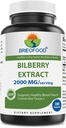 Brieofood Bilberry kivonat 2000 mg / adag 180 kapszula
