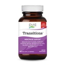 Pure Essence Labs Transitions Vitamins for Women, Natural Menopause Relief Supplement to Prevote Hormon Balance, Reduce Hot Flash, Mood Swings & Night Sweats, 60 kapszula