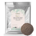 Starwest Botanical Organic Milk Thistle Seed Powder - Ground Milk Thistle for Tea & Cooking, Mix in Juice, Add to Smoothie, Zabkása, & Joghurt, Certified Kosher, Non-GMO - Bulk 1 LB Bag