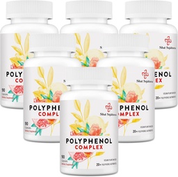 67,500 MG polifenolok kiegészítés - Erőteljes antioxidánsok és polifenol korvédelmi, polifenol Superfood, Quercetin, Resveratrol, Zöld tea, Plant- alapú és energia, Immuntámogatás, 540 kapszula