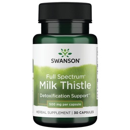 Swanson Full Spectrum Milk Thistle 500 milligramm 30 kapszula