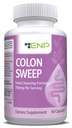 ENP Colon Sweep 124; 15 nap Colon Cleanse Psyllium Husk, Cascara Sagrada és Bentonite, 60ct
