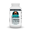 Source Naturals Glucosamine Chondroitin Complex MSM, Promotes Egészséges ízek és kapcsolódási gombák * - 240 tabletta