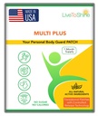Live To Shine Multi Plus Topical Patch - USA Made - 30 napos ellátás nők és férfiak számára