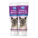 PetAg vitamin és ásványi gél kiegészítés macskáknak - 3.5 oz, 2-es csomag - Basic Daily Vitamins & Minerals for Cats 4 Months and Old - Easy to Digest