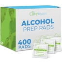 Care Touch alkohol törlőkendők egyénileg csomagolva - Előkészületek 70% izopropil alkohol, Nagy otthon, Orvosi és elsősegély Kits sterilizált, fertőtlenítő 2- Ply Swabs 400 gróf