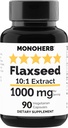 MONOHERB Flaxsew kivonat 1000 mg - 90 Vegetáriánus kapszula