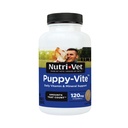 Nutrit- Vet Puppy- Vite rágótabletta kutyáknak, Vitaminokkal és ásványokkal formázva kiegyensúlyozott étrend támogatására, C-vitamin nagy forrása, 60 gróf