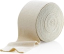Elasztikus cső támogató köteg mérete F, 10M Box - természetes szín (4 "x 33 Feet) a nagy térd támogató köteg -Közepes-Nagy Tighh, Cotton Spandex