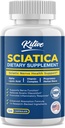 Sciatic nerve Relief: Advanced Support Supplement for Sciatica - Potent Alpha Lipoic Acid & Turmeric & Herbal Relief Ingredients - Made in USA, 120 Capsules (120 Count of 1), Banana)
