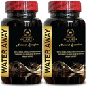 Natural Water Away Pills - Fast Acting Natural Water Away Pills for Women and Men, water pills vitamins, diuretic pills for water retention, Fast Acting Bloating Relief, - 2 Bottles