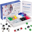 Kémiai Modell Kit - Old Nobby 240 Pc Molecular Set Organic Chemistry for Students - Complete Molecular Model Kit for STEM, Visualizing Atoms, Bonds and Structures