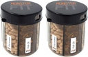 Monster Supplement Medication Pill Dispenser kompozit címkékkel - Extra nagy Pill Tartály Tartály Kezek szinte bármilyen kiegészítés - Könnyen leszerelhető (Monster Fit - 2 Pack)