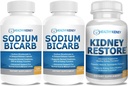 Nátrium-bikarbonát 650 mg-os kapszula savpótlásra, Alkalinity 120 tabletta 2- Pack + vese restaurálás