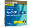 GoodSense Loperamid Hydrochloride Tabletta, 2 mg, Anti- Hasmenés, 12
