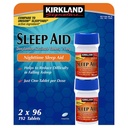 Cos7 Kirkland Aláírás Doxylamine succinate tabletta, 25 mg Alvási támogatás - 2 X 96 tabletta (192 tabletta összesen)
