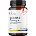 Designs für Gesundheit Carnitin-Synergie - 400mg L-Carnitin (von Carnitin Tartrat) + 100mg Acetyl L-Carnitin-Pillen - Nicht-GVO + Vegetarische Ergänzung (120 Kapseln)