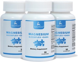 3 Tartály Hatszoros Magnézium Komplex 124; 350mg Magnézium Glicinát, malát, Citrát, Taurin, Oxide, L- treonate Muscles, Nerves, & Energy, GABA Sleep Support Aviation