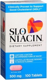 Slo- Niacin 500 mg tabletta 200 tabletta