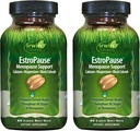 Irwin Naturals EstroPAuse Menopauza & Women 's Health Support - 80 Liquid Soft- Gels - Gentle Hormonal Balance Formula - 2 Pack