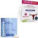 Átfogó női egészségügyi köteg: hüvelyi probiotikus kapszulák + gombaellenes pre- töltött applikátorok - Dual Support for pH Balance, Odor Control, és az egeli fertőzés enyhítése
