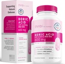 Thinbi Boric Acid Suposaces for Women w / Aloe Vera - BV Kezelés & PH Egyensúly vaginosis kezelés - támogatása Intimate Health w / Clinically Studed Boric Acid 30 Count